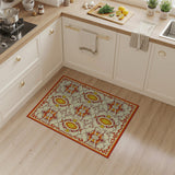 Ornate Red Border Persian Area Rug