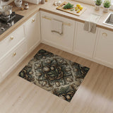 Vintage Ornate Tulip Floral Area Rug