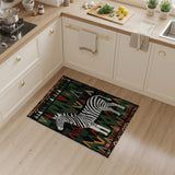 Heritage Tribal Zebra Geometric Area Rug