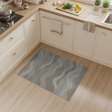 Coastal Wave Beige Area Rug