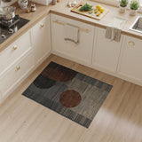 Geometric Modern Area Rug with Bold Circles