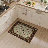 Ivory Gold Red Traditional Persian Floral Rug
