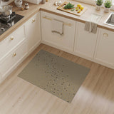 Beige Scattered Dots Abstract Area Rug