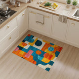 Multi-color and Patterns Vibrant Geometric Shapes Area Rug