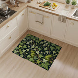 Lush Green Ivy Vine Area Rug
