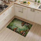 Enchanted Mushroom Forest Path Area Rug