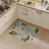 Ethereal Gold Abstract Area Rug