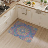 Multi-color and Patterns Vibrant Mandala Boho Chic Area Rug