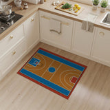 Multi-color and Patterns Basketball Court Area Rug