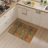 Multi-Color Geometric Fan Area Rug