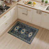 Evil Eye Geometric Modern Area Rug