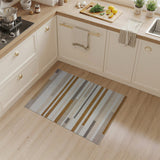 Geometric Modern Beige and Neutral Beige Neutral Geometric Stripe Area Rug