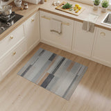 Beige and Neutral Geometric Modern Beige Grey Geometric Block Area Rug
