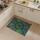 ODIKA Kids City Road Map Play Area Rug - Washable Low Pile Non-Slip Floor Carpet