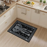 Geometric Tribal Elephant Area Rug
