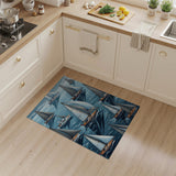 Sailboat Regatta Ocean Waves Area Rug