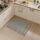 Beige Horizontal Stripe Woven Area Rug