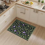 Purple Floral Vintage No. 11 Area Rug