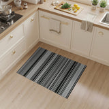 Bold Black White Striped No. 7 Area Rug