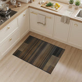 Black Beige Heritage Tribal Geometric Rug