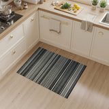 Striped Geometric Modern Black White Geometric Striped Area Rug