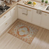Terracotta Triple Moon Southwestern Area Rug