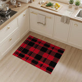 Red Buffalo Plaid Bold Red Black Buffalo Plaid Area Rug