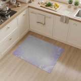 Abstract Area Purple Swirl Abstract Area Rug