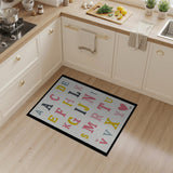 Playful Multi-Color Alphabet ABC Kids Rug