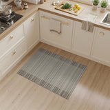 Beige and Neutral Beige Neutral Striped Woven Area Rug