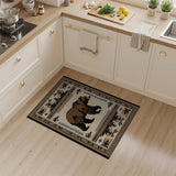 Southwestern Grizzly Bear Area Rug
