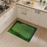ODIKA Washable Golf Putting Green Area Rug - Low Pile Non-Slip Indoor Rug
