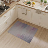 Distressed Vintage Pink Purple Streak Area Rug