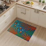 Whimsical Clownfish Coral Reef Kids Rug
