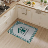 Welcome Dogshouse Paw Print Area Rug