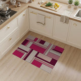 Bold Red Geometric Modern No. 2 Area Rug