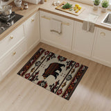 Tribal Bear Southwestern Area Rug