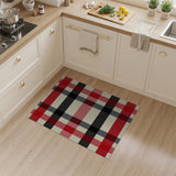 Bold Red Black Buffalo Plaid No. 2 Area Rug
