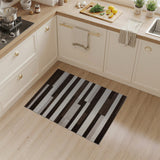 Grey Modern Grey Geometric Block Rug