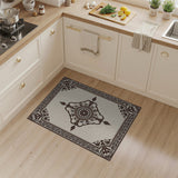 Traditional Persian Beige and Neutral Ornate Beige Persian Medallion Rug