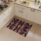 Southwestern Lightning Bolt Geometric Area Rug