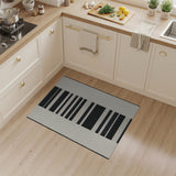 Black and White Bold Black White Striped Geometric Rug