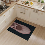 Pink Ballet Slipper Area Rug