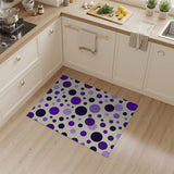 Purple Polka Dot Area Rug
