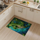 Lush North America Landscape Area Rug
