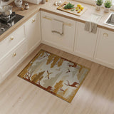 Savanna Deer and Birds Area Rug