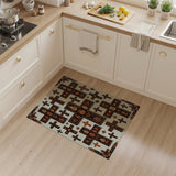Southwestern Crosses Terracotta Pots Rug