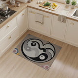 Yin-Yang Cosmic Multi-Color Tufted Area Rug
