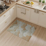 Cloudscape Abstract Area Rug in Beige Neutrals
