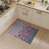 Pink Daisy Meadow Floral Area Rug
